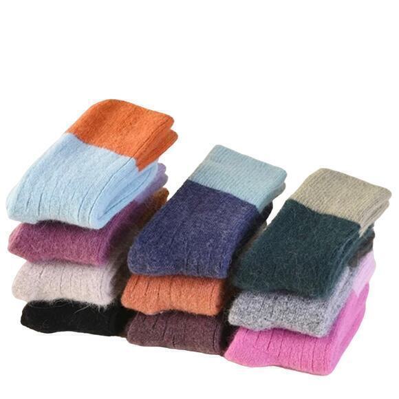 New lot of 2 pairs kids’ 5-8 warm wool socks - Picture 1 of 7